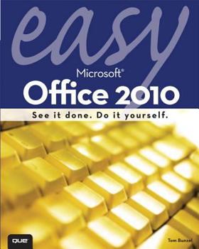 Paperback Easy Microsoft Office 2010 Book