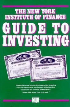 Paperback The New York Institute of Finance Guide to Investing Book