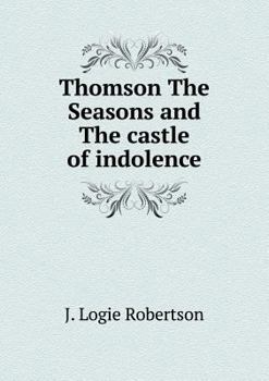 Paperback Thomson The Seasons and The castle of indolence Book