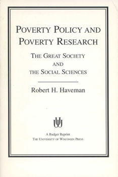 Paperback Poverty Policy and Poverty Research Book