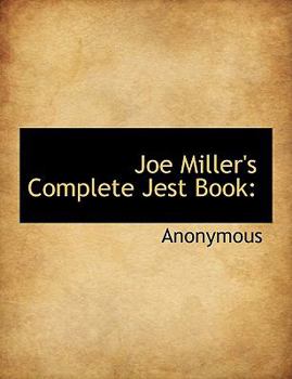 Paperback Joe Miller's Complete Jest Book