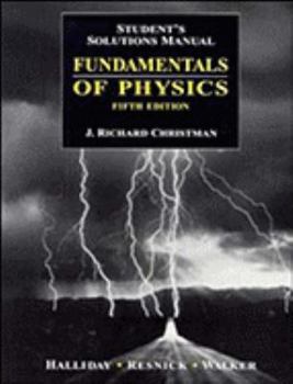 Paperback Fundamentals of Physics, Student's Solutions Manual Book