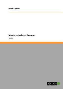 Paperback Mustergutachten Demenz [German] Book