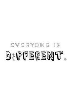 Paperback Everyone is Different Book