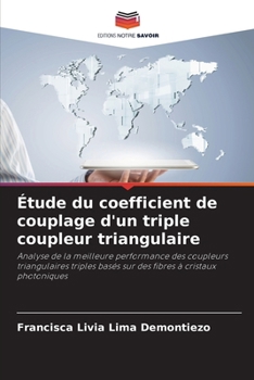 Paperback Étude du coefficient de couplage d'un triple coupleur triangulaire [French] Book