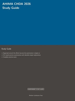 Hardcover AHIMA CHDA 2026 Study Guide Book