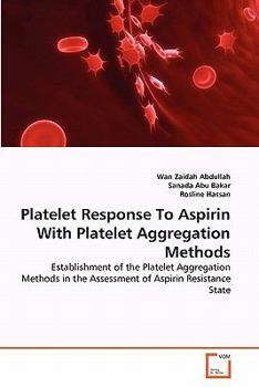Paperback Platelet Response To Aspirin With Platelet Aggregation Methods Book