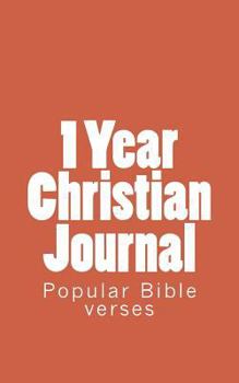 Paperback 1 Year Christian Journal: Popular Bible verse Journal Book