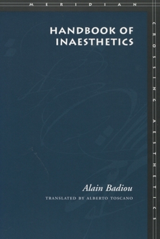 Hardcover Handbook of Inaesthetics Book