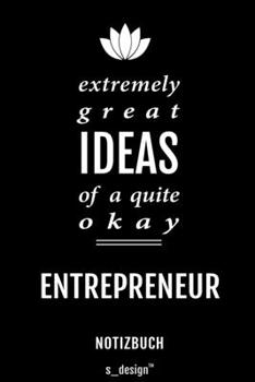 Notizbuch für Entrepreneur: Originelle Geschenk-Idee [120 Seiten kariertes blanko Papier] (German Edition)