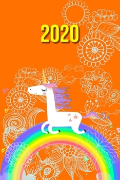 2020: My personal organizer 2020 with Unicorn Design  | personal organizer 2020 | weekly   calendar 2020| monthly calendar for 2020 in hand pocket size