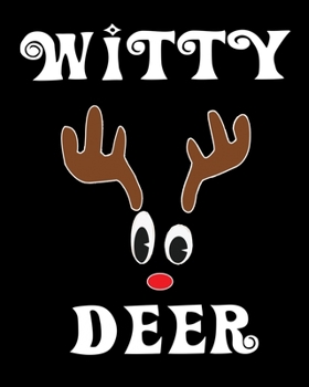 Witty Deer: Deer Elk Antler Hunting Hobby 2020 Monthly Planner Dated Journal  8" x 10" 110 pages