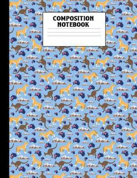 Composition Notebook: Australia Icons College Ruled Book