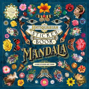 Paperback The Antiquarian Sticker Book: Mandala Book