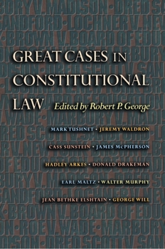 Paperback Great Cases in Constitutional Law Book