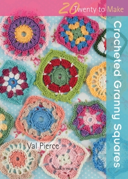 Paperback Crocheted Granny Squares Book