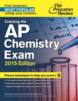 Paperback Cracking the AP Chemistry Exam, 2015 Edition Book