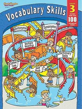 Paperback Vocabulary Skills: Reproducible Grade 3 Book