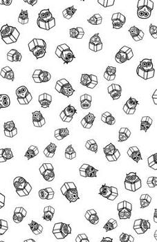 Lined Notebook A5 Size 110 Pages: Funny Ruled Journal. Cute Black White Fun Cute Owls With Books 06D Unique Student Teacher Blank Scrapbook/ Composition/ Planner Great For Home School Office Writing