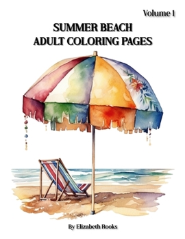 Paperback Summer Beach: Adult Coloring Book