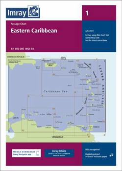Map Imray Chart 1 Eastern Caribbean Book