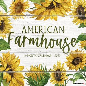 Calendar American Farmhouse 2025 12 X 12 Wall Calendar Book