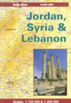Paperback Lonely Planet Jordan, Syria & Lebanon Travel Atlas Book