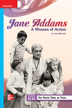 Spiral-bound Reading Wonders Leveled Reader Jane Addams: A Woman of Action: On-Level Unit 4 Week 3 Grade 5 Book