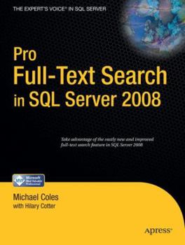 Paperback Pro Full-Text Search in SQL Server 2008 Book