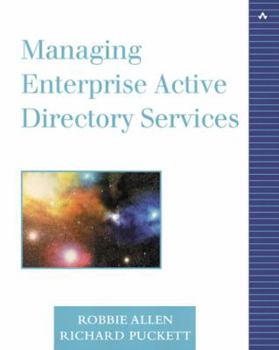 Paperback Managing Enterprise Active Directory Services Book