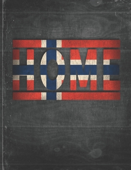 Home: Norway Flag Personalized Retro Gift for Norwegian Retired Coworker Friend Party  Undated Planner Daily Weekly Monthly Calendar Organizer Journal