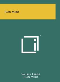Hardcover Joan Miro Book