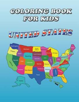 Paperback Coloring Book for Kids: United States: Kids Coloring Book