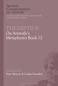 Hardcover Themistius: On Aristotle Metaphysics 12 Book