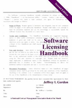 Paperback Software Licensing Handbook, Second Edition Book