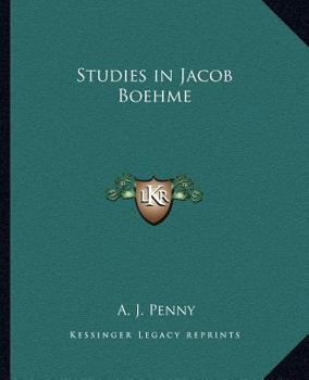 Paperback Studies in Jacob Boehme Book