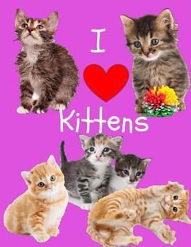 Paperback I Love Kittens: Kitten Notebook: Blank and Lined Kitten Notebook for Kids Book