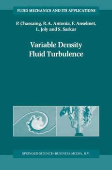 Paperback Variable Density Fluid Turbulence Book