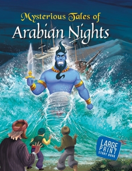 Hardcover Mysterious Tales of Arabian Nights: Large Print Book