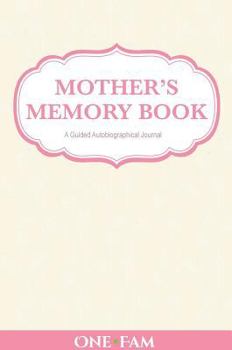 Hardcover Mother's Memory Book