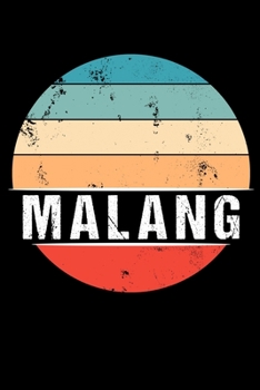 Paperback Malang: 100 Pages 6 'x 9' -Dot Graph Paper Journal Manuscript - Planner - Scratchbook - Diary Book