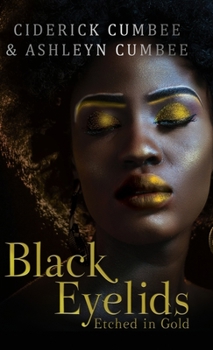Hardcover Black Eyelids Etched in Gold Book