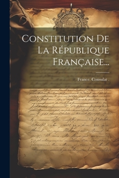 Paperback Constitution De La République Française... [French] Book