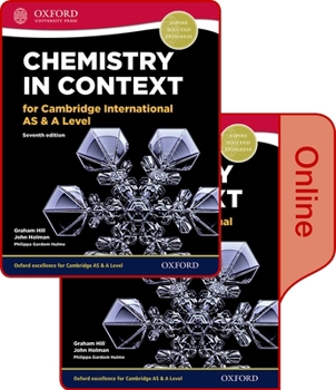 Paperback Chemistry in Context for Cambridge International as & a Level Print & Online Student Book Pack Book