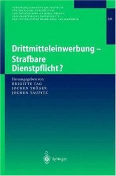 Paperback Drittmitteleinwerbung - Strafbare Dienstpflicht? [German] Book