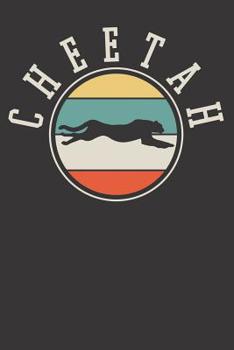 Cheetah Notebook: Cheetah Africa Safari Zoo Animal Sprint Running Savanna Gift 6x9 College Ruled 120 Pages Student Teacher School