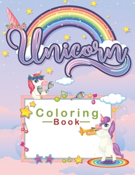 Paperback Unicorn Coloring Book: For Kids Ages 4-8 Book