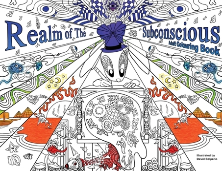 Paperback Realm of the Subconscious: Adult colouring book