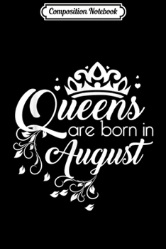 Composition Notebook: Womens Queen Leo Zodiac July August Birthday Gift  Journal/Notebook Blank Lined Ruled 6x9 100 Pages