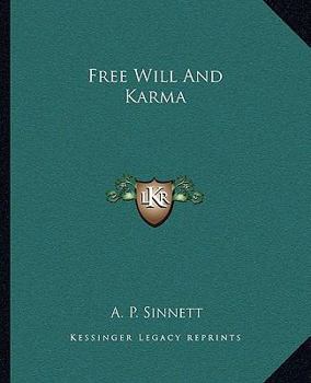 Paperback Free Will And Karma Book